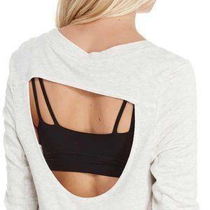 good hYOUman Jules Open Back Crew Pullover - NWT